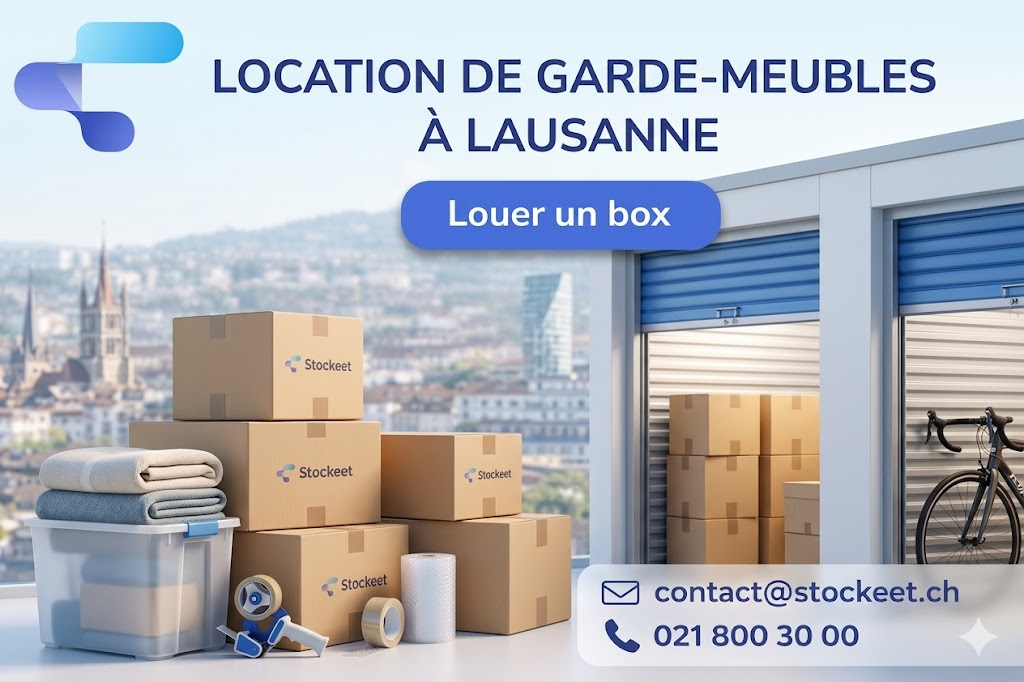 Choisir box de stockage à Lausanne