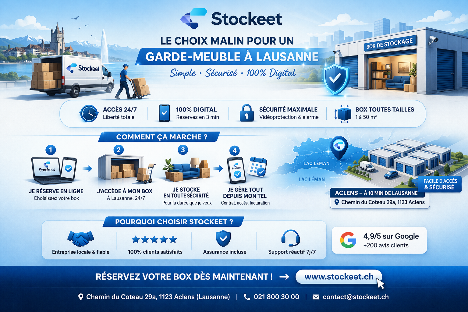 Bien choisir son garde meuble en Suisse