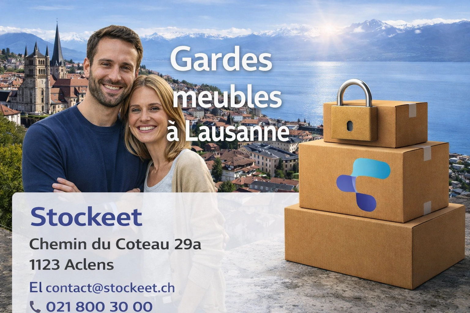 Louer garde meubles à Lausanne sur Suisse